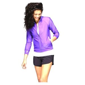 EUC* LULULEMON SWEATY OR NOT IRIS BOMBER JACKET